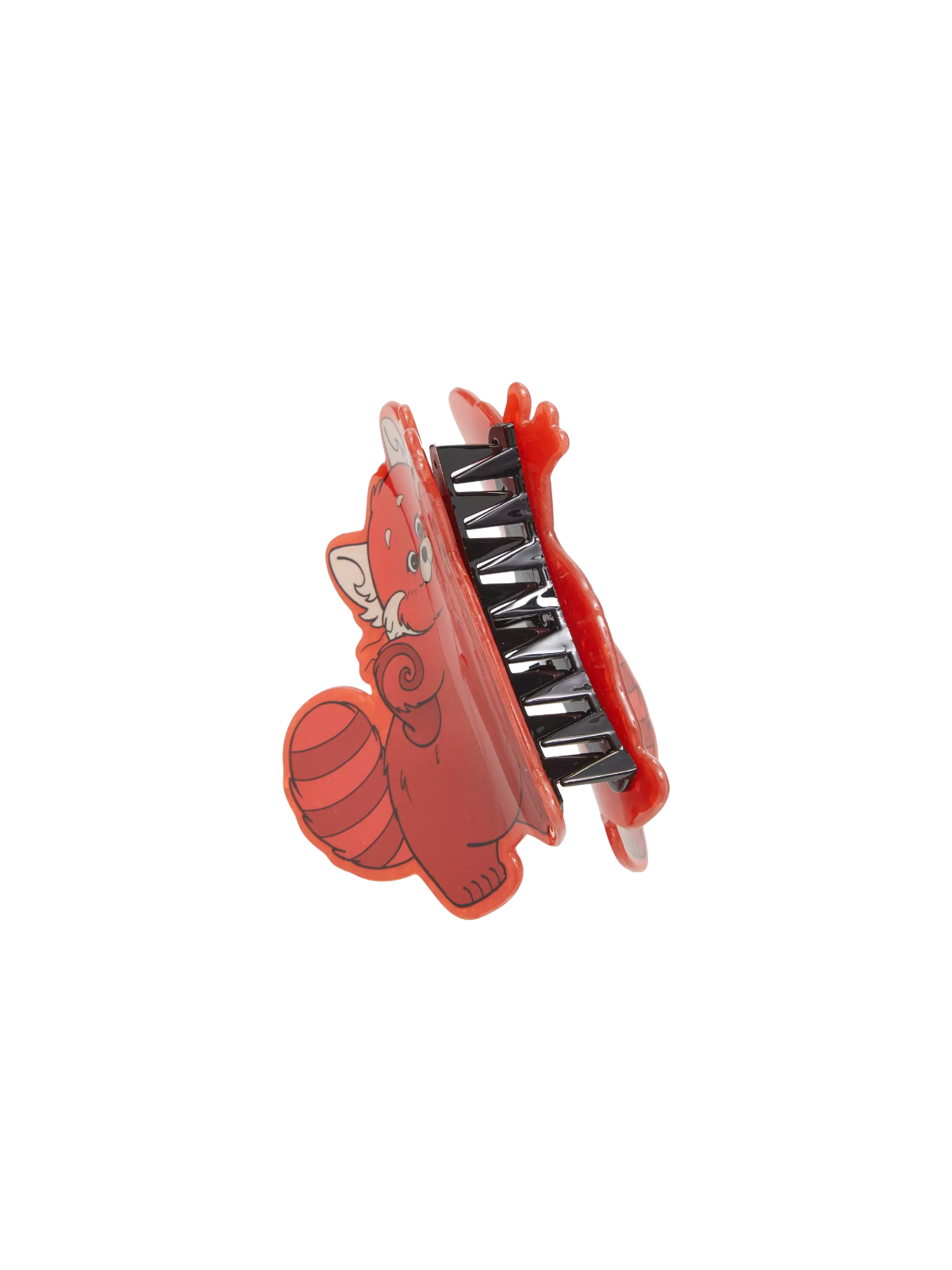 Pince à cheveux Mei panda Alerte rouge