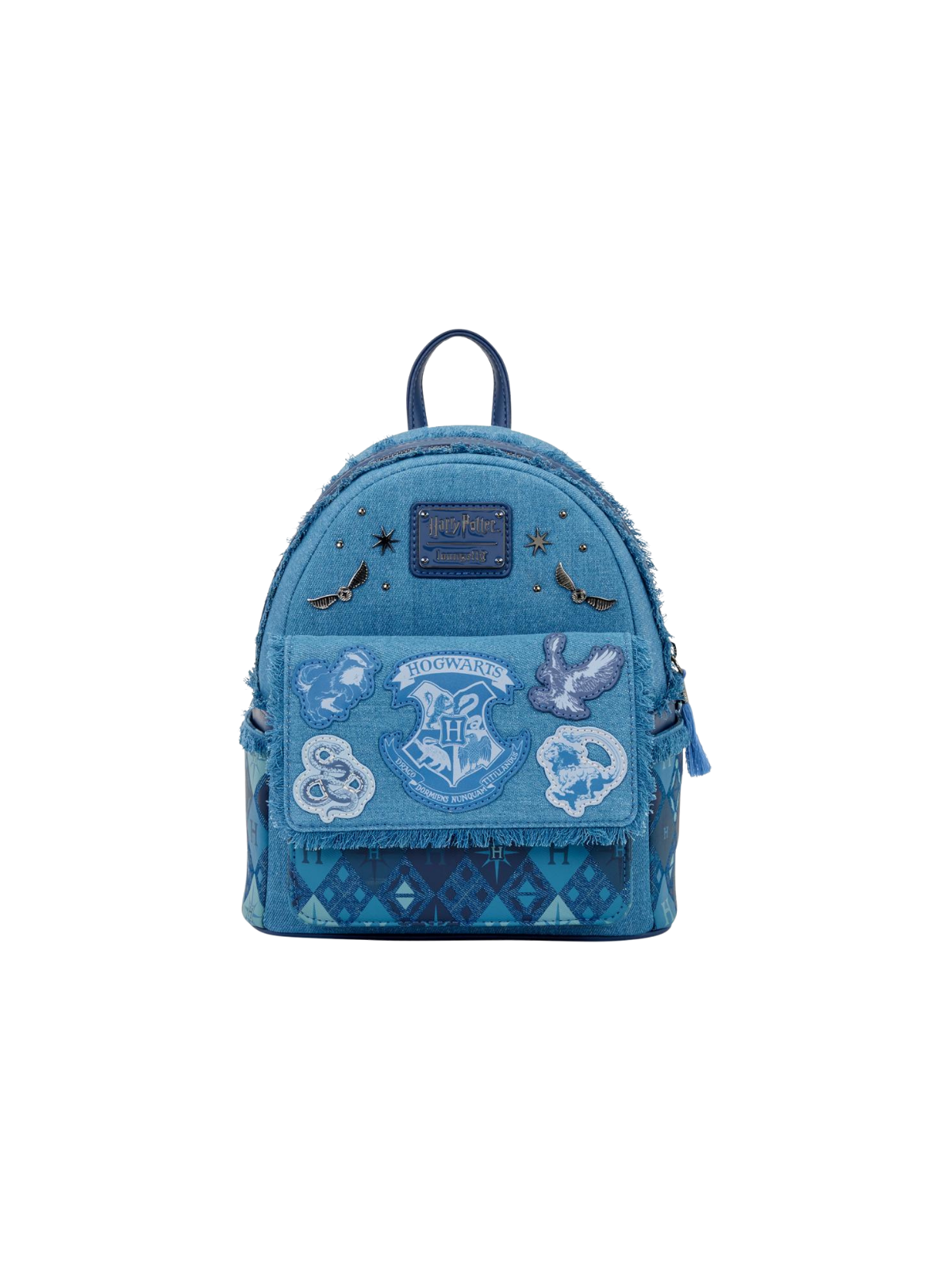 Sac a dos house of Hogwarts denim Harry Potter LOUNGEFLY