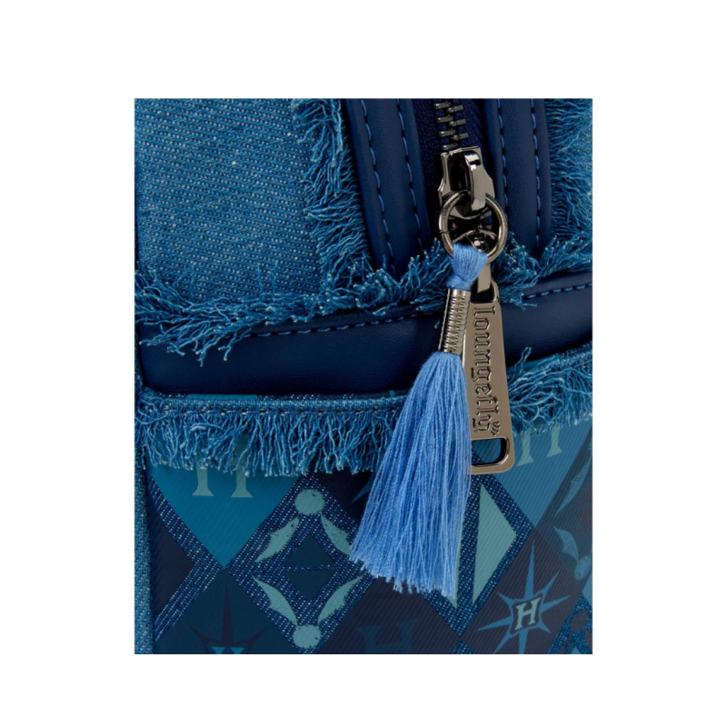 Sac a dos house of Hogwarts denim Harry Potter LOUNGEFLY