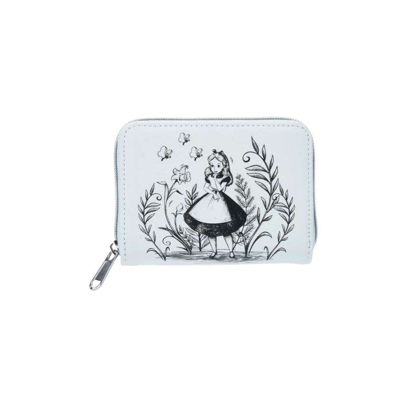 Portefeuille Black & White Alice au pays des merveilles LOUNGEFLY