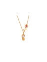 Collier Rose La belle & la bête Disney