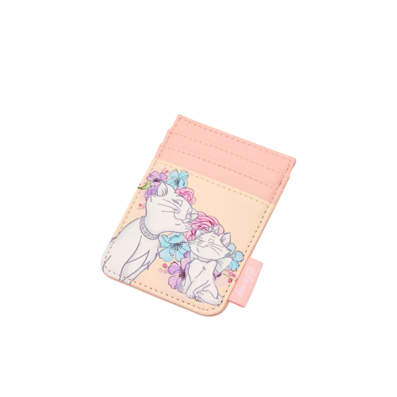 Porte cartes Duchesse & Marie floral Les Aristochats LOUNGEFLY
