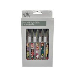 Set 5 stylos bille Princesses Disney