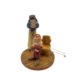 Figurine Blanche Neige et Grincheux Disney