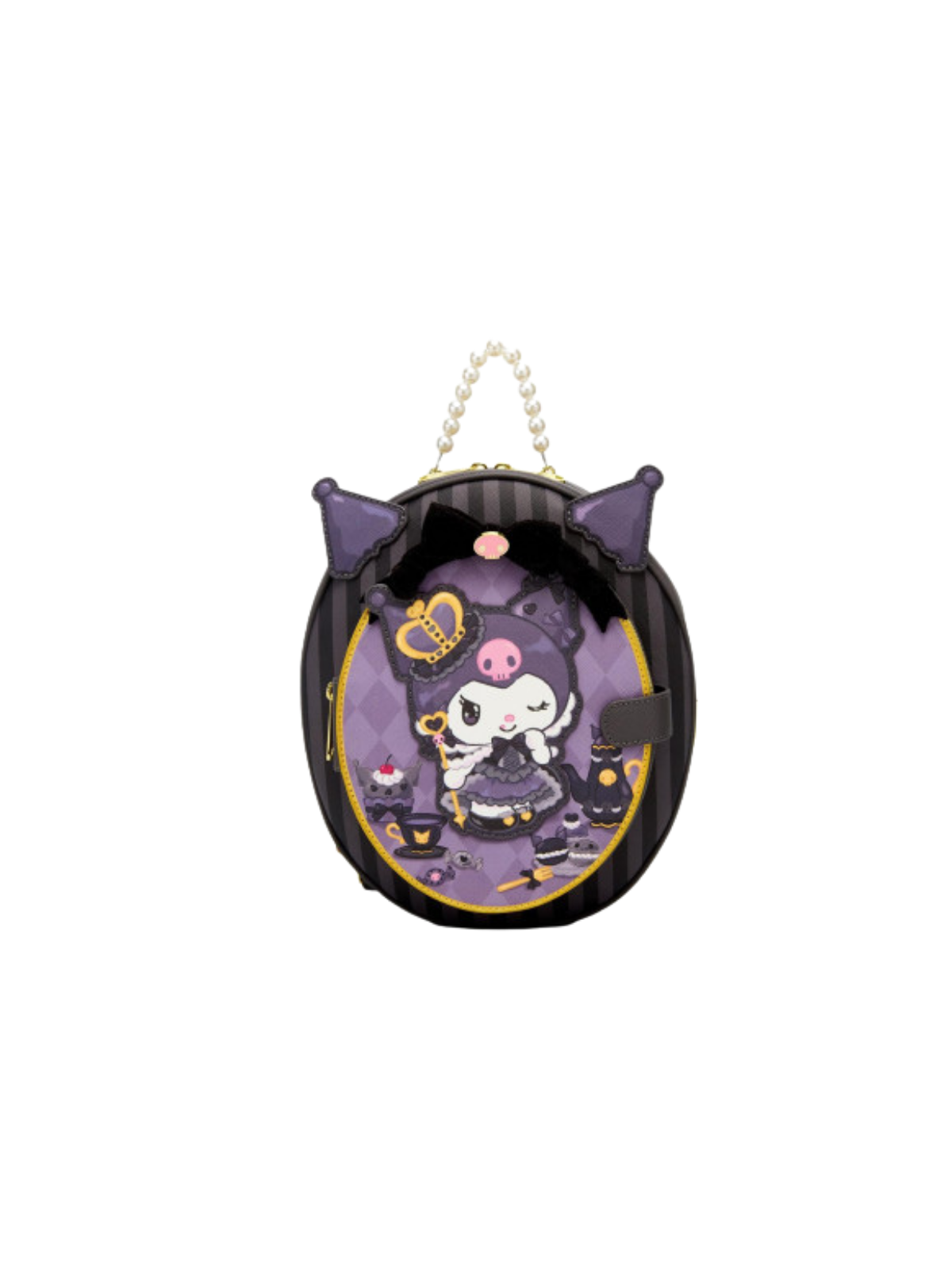 Sac à dos Royal tea 20th anniversaire Kuromi LOUNGEFLY