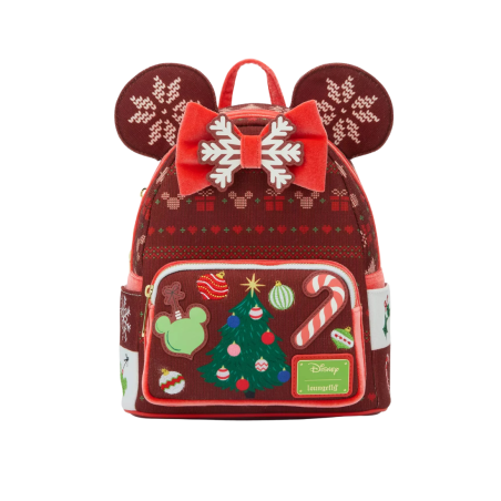 Sac à dos sweater holiday Minnie Mouse LOUNGEFLY