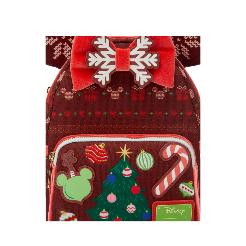 Sac à dos sweater holiday Minnie Mouse LOUNGEFLY