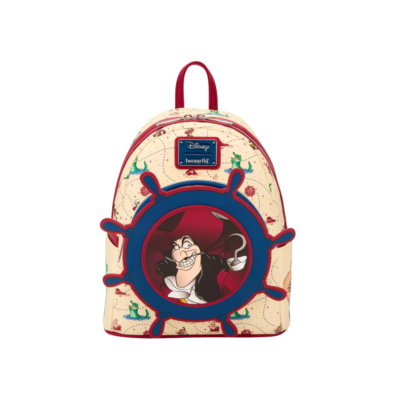 Sac à dos ship wheel rotating Capitaine crochet Peter Pan LOUNGEFLY