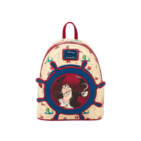 Sac à dos ship wheel rotating Capitaine crochet Peter Pan LOUNGEFLY