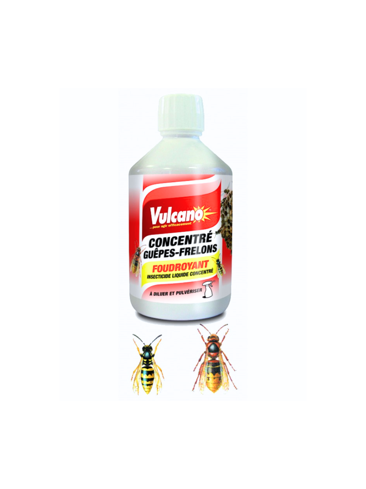 Concentré Anti Guêpes et Frelons VULCANO : Élimination Ciblée
