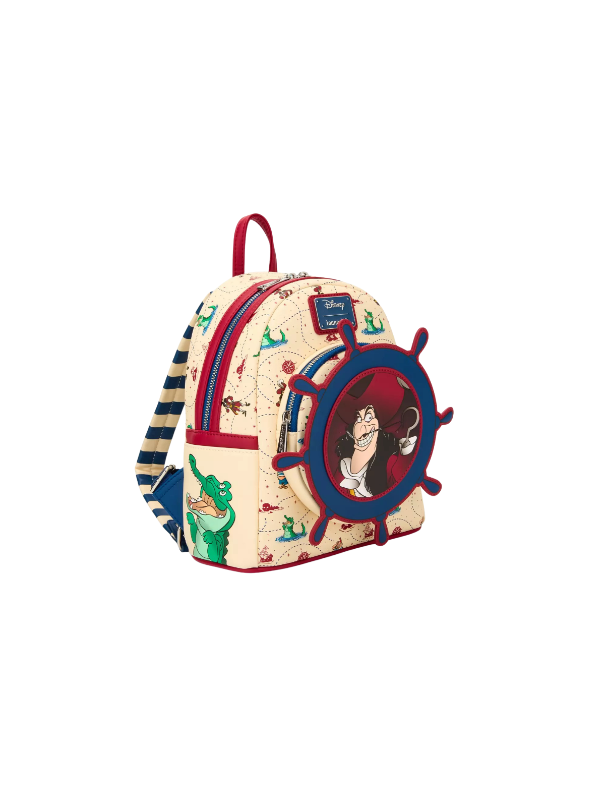 Sac à dos ship wheel rotating Capitaine crochet Peter Pan LOUNGEFLY