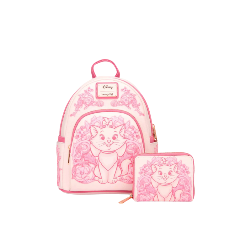 Portefeuille Marie floral Les Aristochats LOUNGEFLY