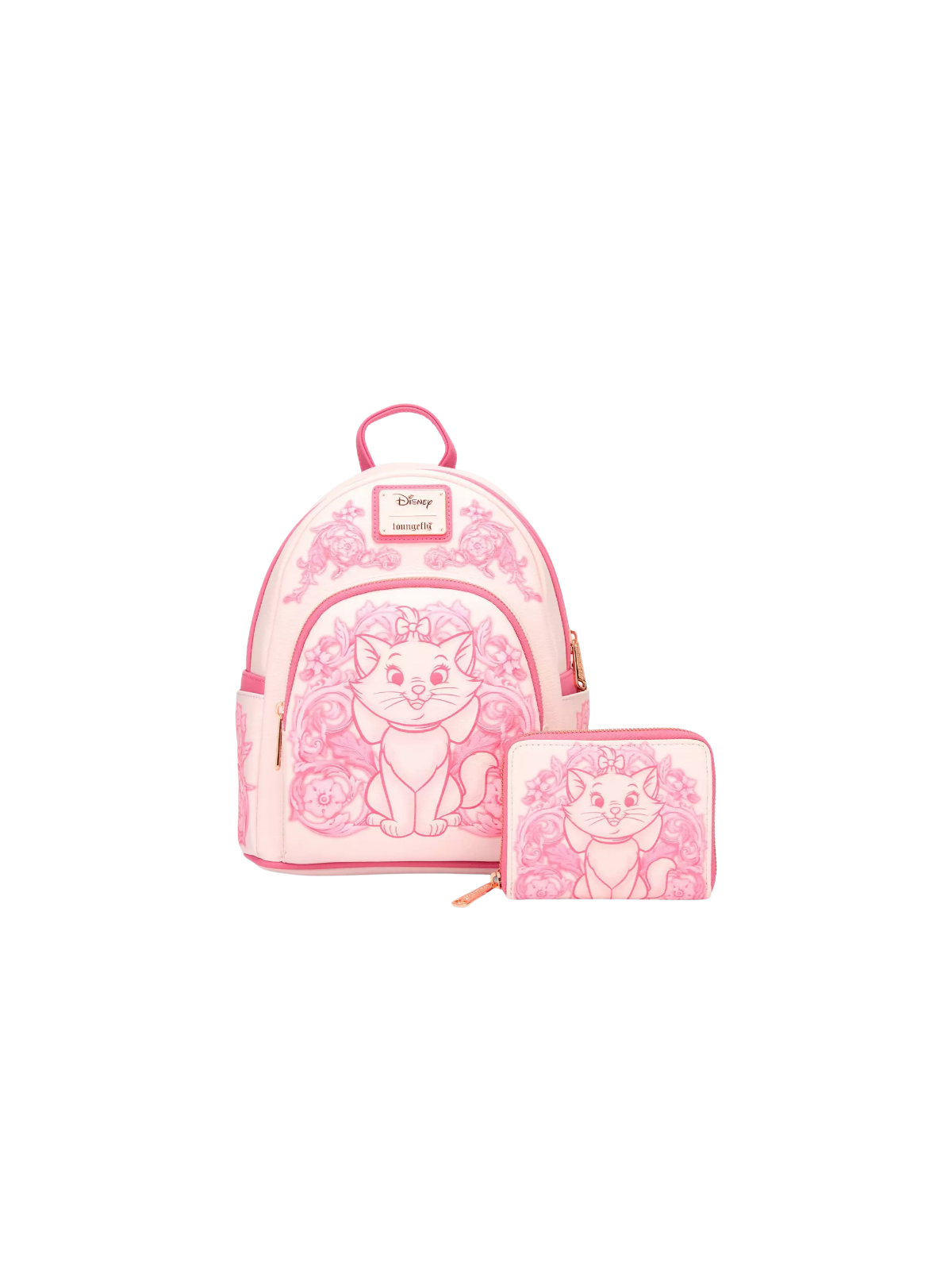 Portefeuille Marie floral Les Aristochats LOUNGEFLY