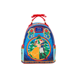 Sac à dos Stained glass La belle & la bête LOUNGEFLY