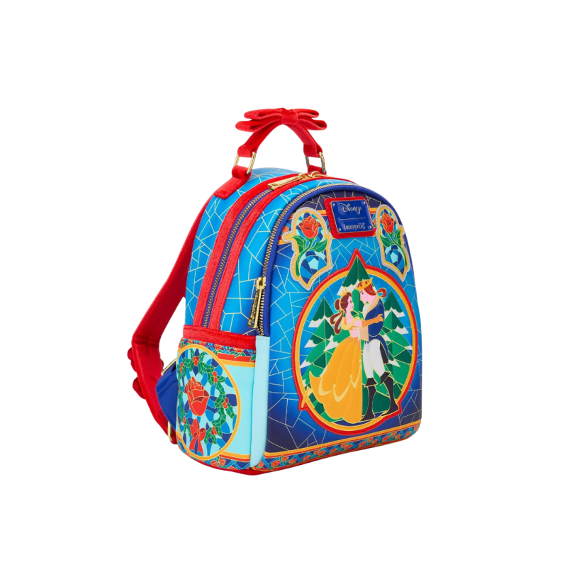 Sac à dos Stained glass La belle & la bête LOUNGEFLY
