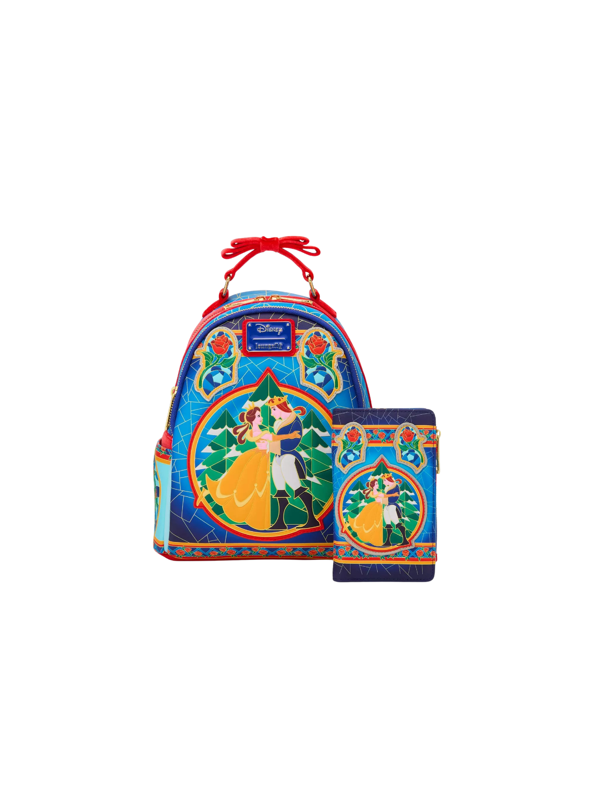Sac à dos Stained glass La belle & la bête LOUNGEFLY