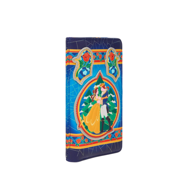 Portefeuille Stained glass La belle & la bête LOUNGEFLY
