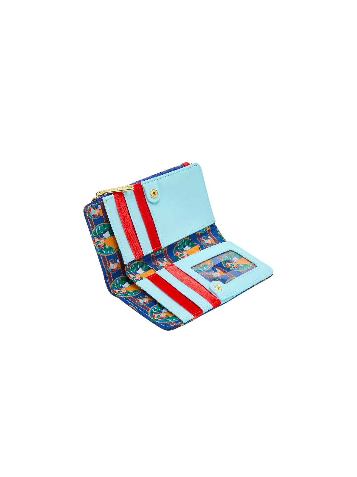 Portefeuille Stained glass La belle & la bête LOUNGEFLY
