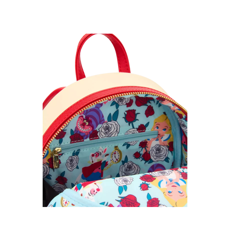 Sac à dos color changing roses Alice au pays des merveilles LOUNGEFLY