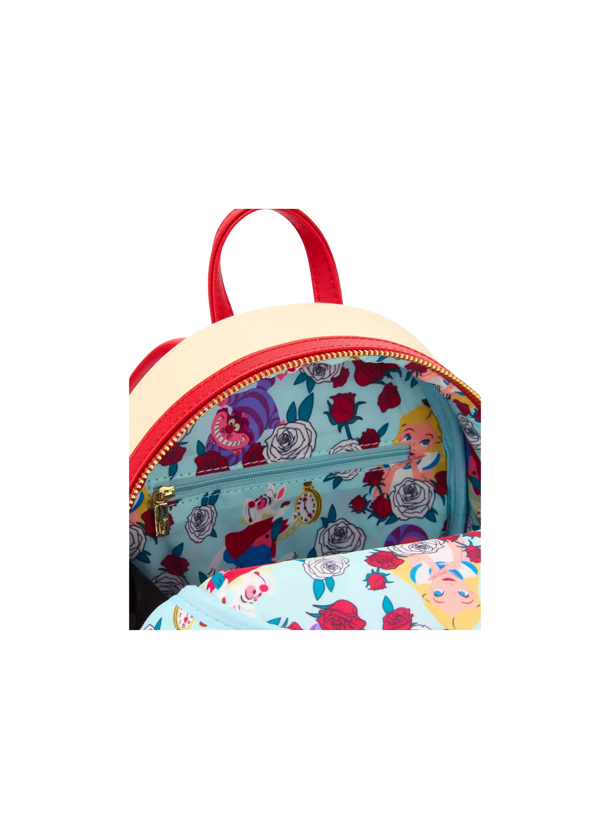 Sac à dos color changing roses Alice au pays des merveilles LOUNGEFLY