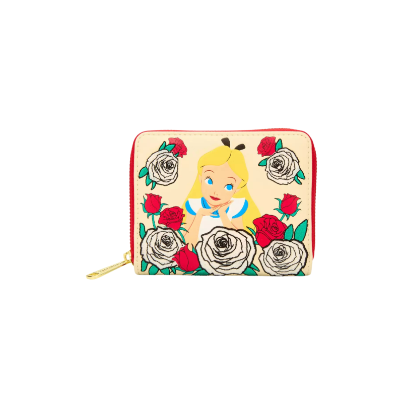 Portefeuille color changing roses Alice au pays des merveilles LOUNGEFLY