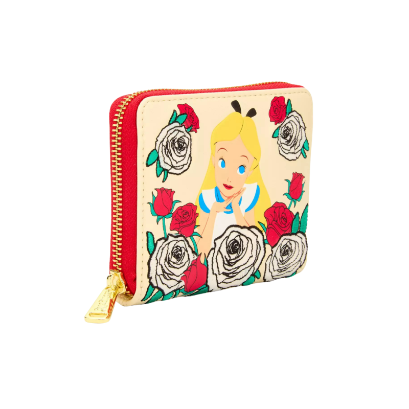 Portefeuille color changing roses Alice au pays des merveilles LOUNGEFLY