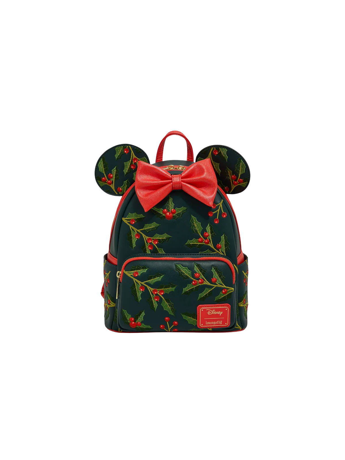 Sac à dos Holiday Holly ears Minnie mouse LOUNGEFLY