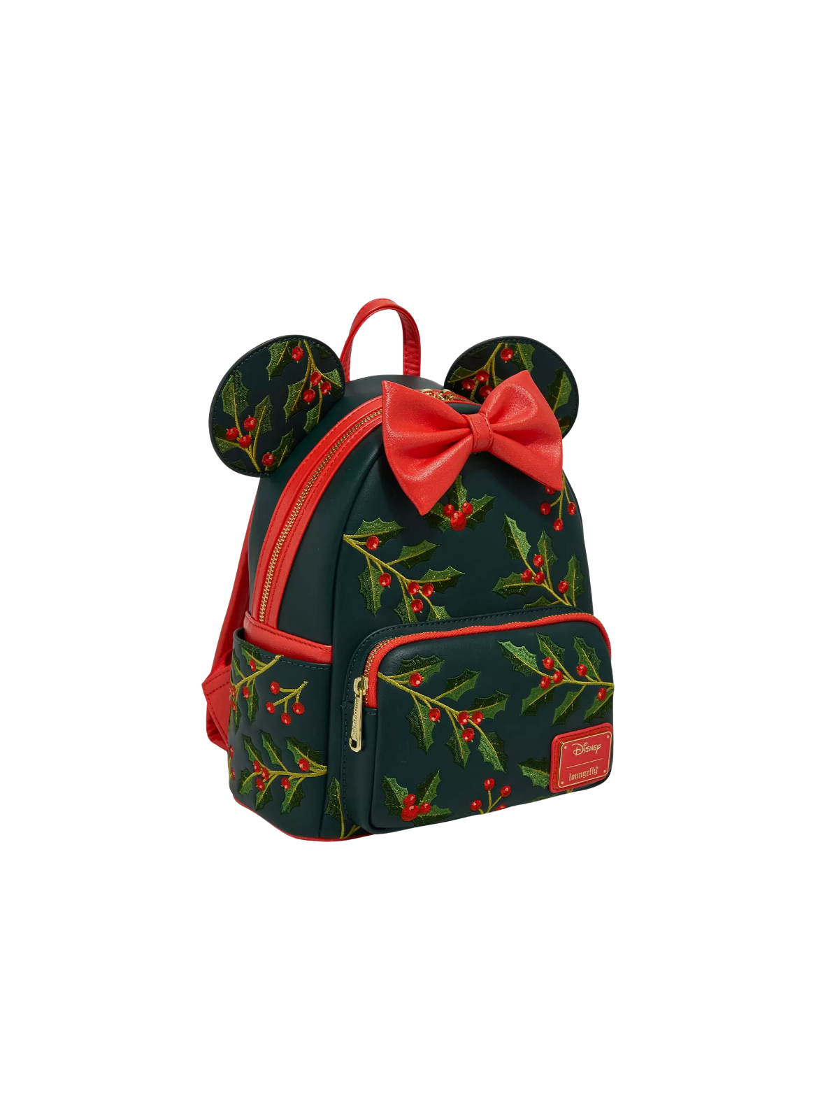 Sac à dos Holiday Holly ears Minnie mouse LOUNGEFLY