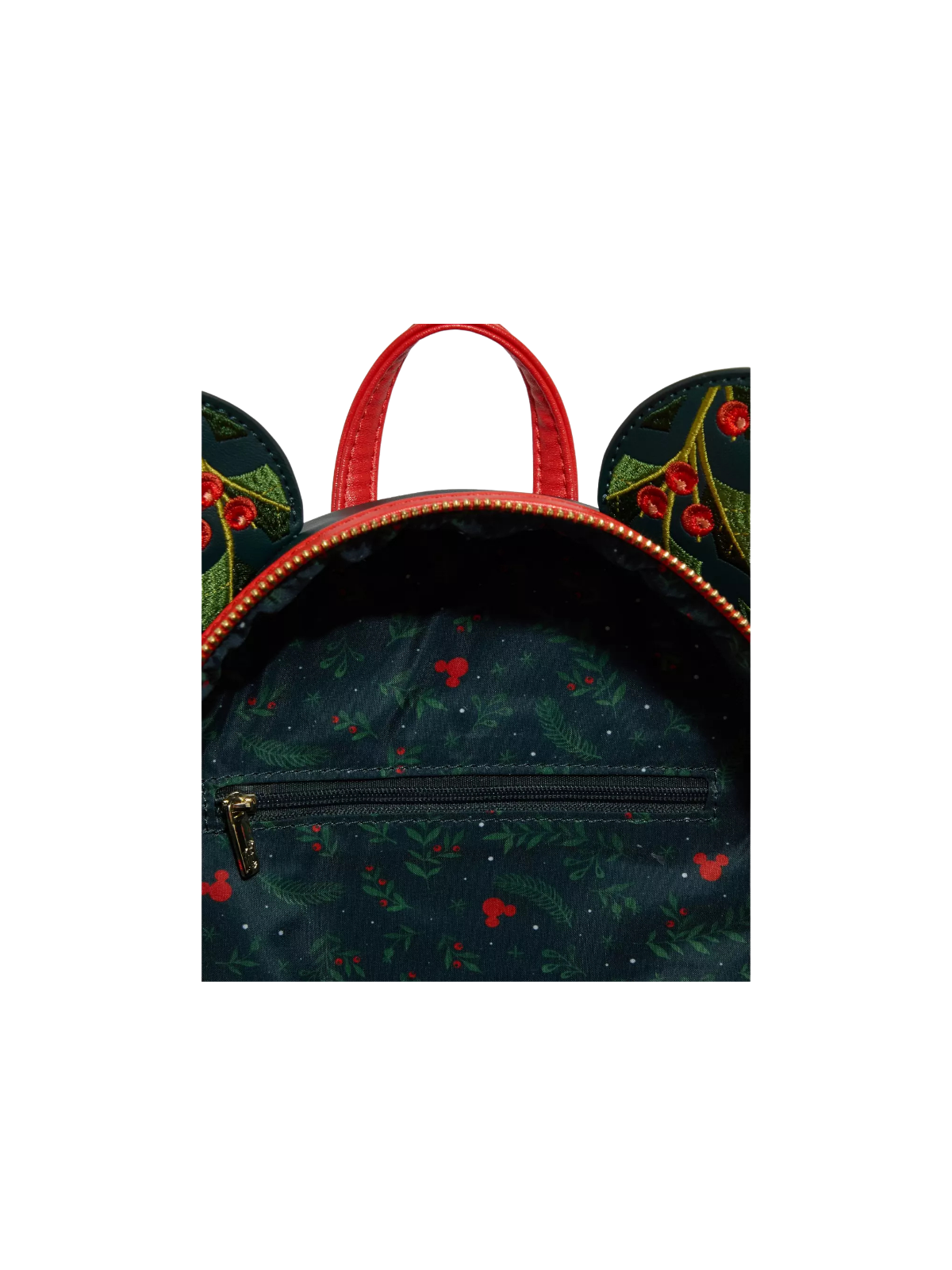 Sac à dos Holiday Holly ears Minnie mouse LOUNGEFLY