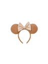 Ears brown sherpa Minnie Mouse LOUNGEFLY