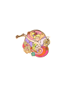 Pin's Fée Clochette Floral Disney