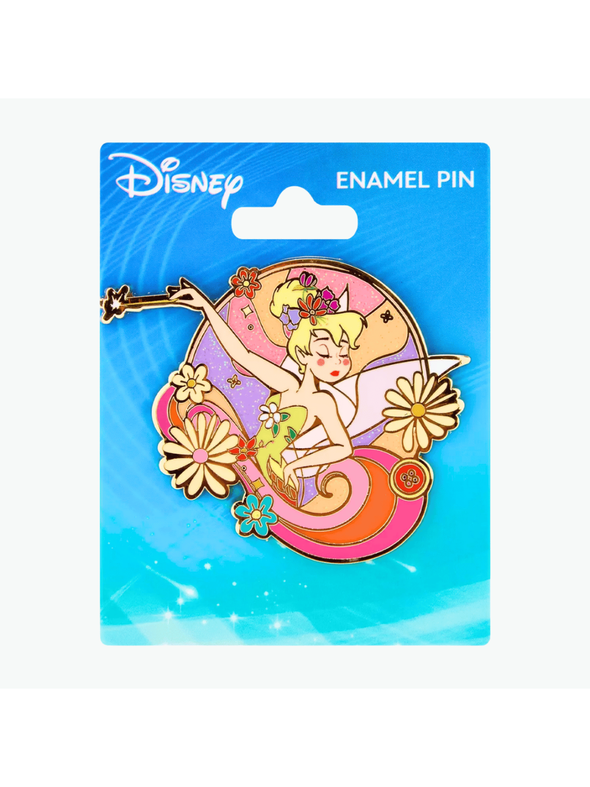 Pin's Fée Clochette Floral Disney