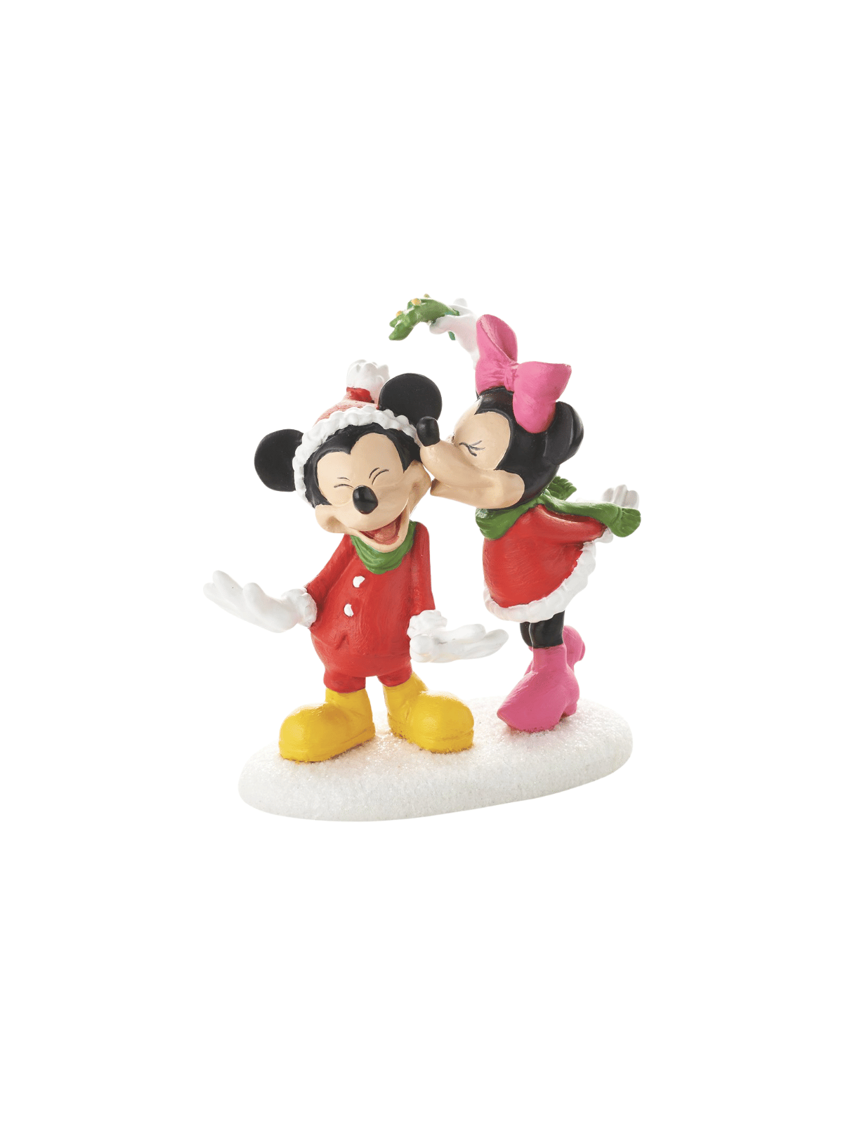 Figurine Mickey et Minnie Kiss Noël Department 56  4053053