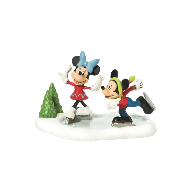 Figurine Mickey et Minnie Patinage sur Glace Department 56 811274