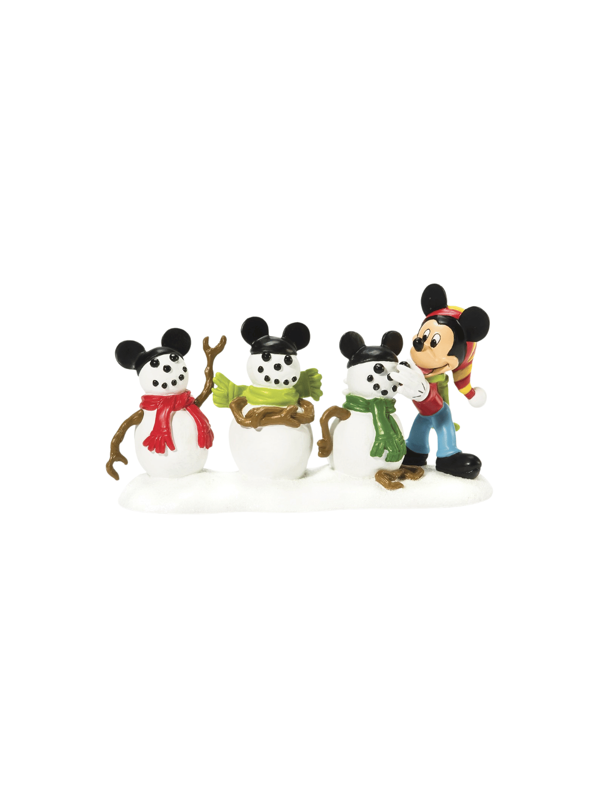 Figurine Mickey et les 3 Souris Department 56 Disney Noël 811289