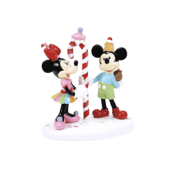 Figurine Mickey et Minnie Friandise Department 56 6013666 Disney Noël