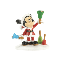 Figurine Mickey Cloches Noël Department 56 4032206 Disney