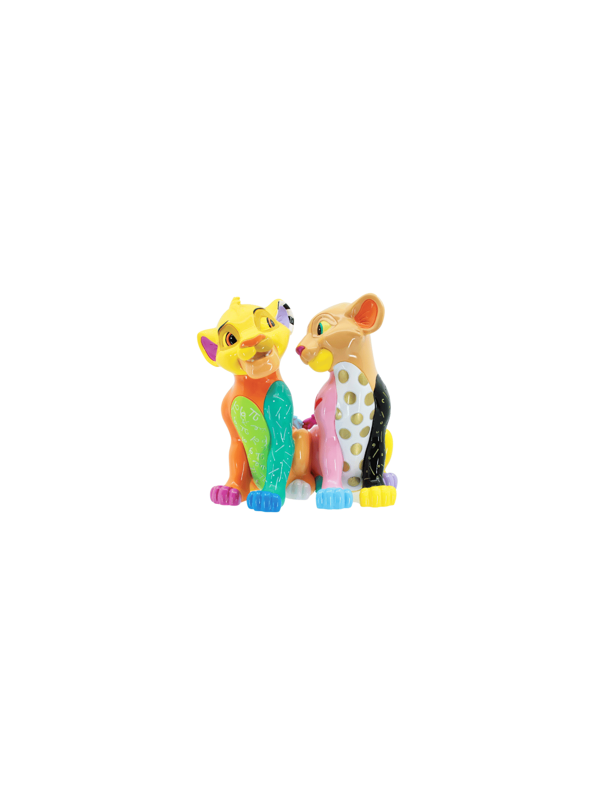 Figurine Simba et Nala Le Roi Lion Disney by Britto 6017587