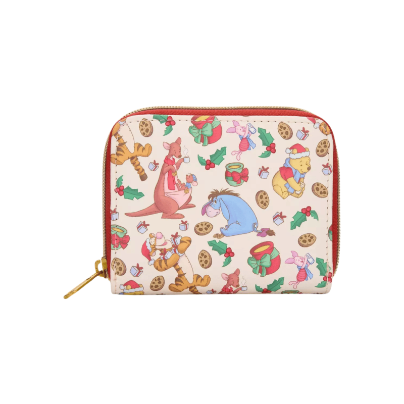 Portefeuille Milk & Cookies Winnie L'Ourson Noël LOUNGEFLY