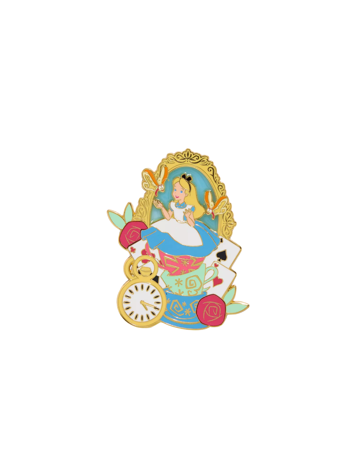 Pin's Alice portrait Alice au pays des merveilles LOUNGEFLY