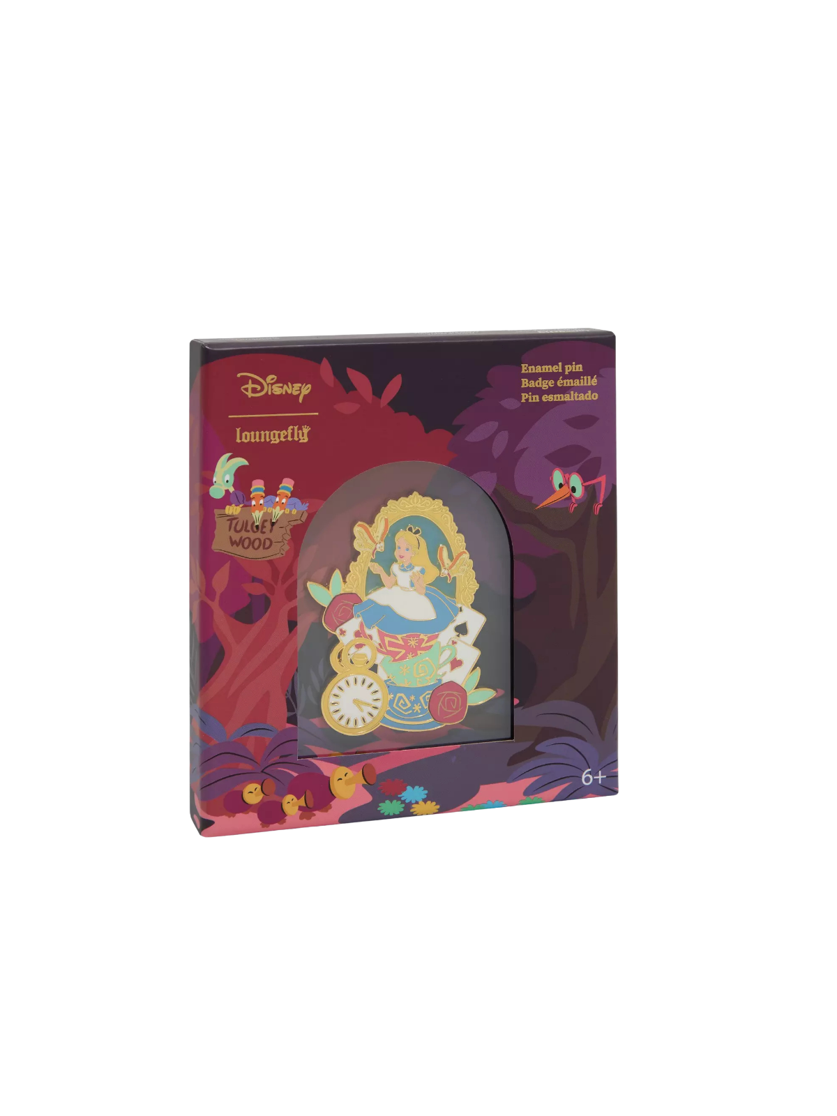 Pin's Alice portrait Alice au pays des merveilles LOUNGEFLY