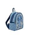 Sac à dos Stitch Patchwork Denim LOUNGEFLY - Précommande 12.2025