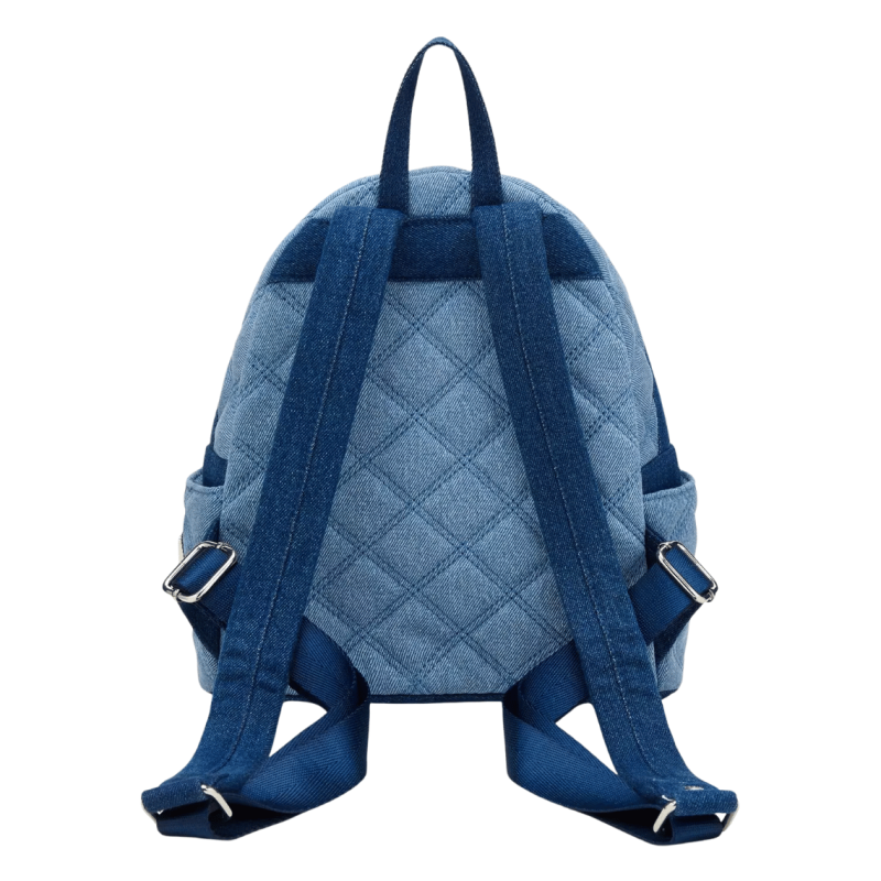 Sac à dos Stitch Patchwork Denim LOUNGEFLY - Précommande 12.2025