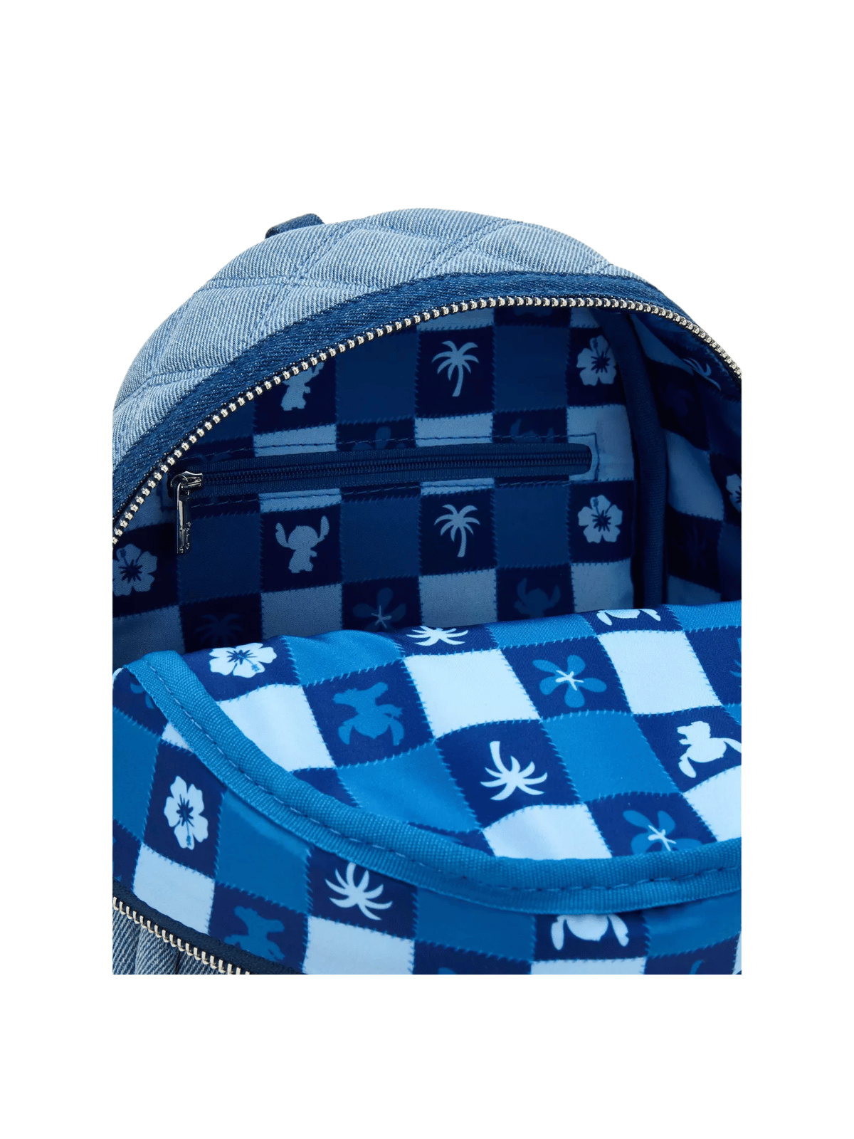 Sac à dos Stitch Patchwork Denim LOUNGEFLY - Précommande 12.2025