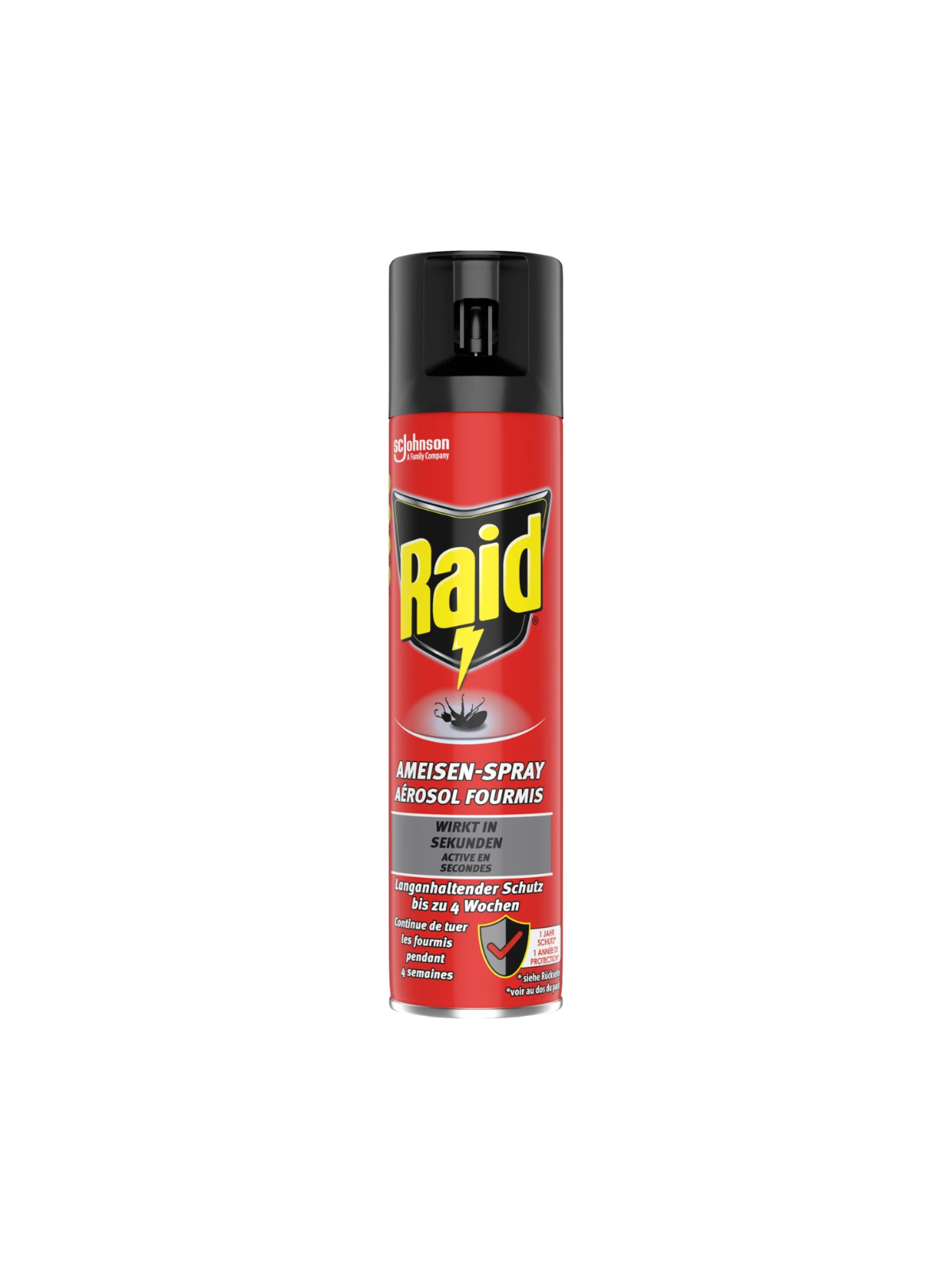 Insecticide Anti Fourmis 400 ml RAID : Élimination Ciblée
