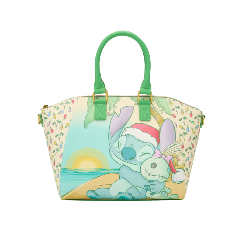 Sac à main Stitch et Souillon Noël LOUNGEFLY