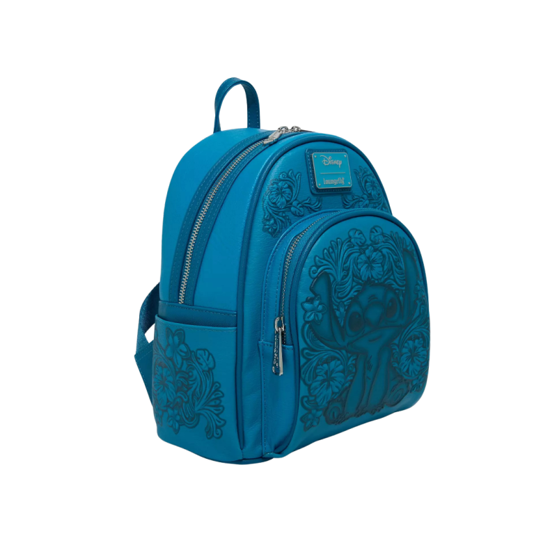 Sac à dos hibiscus blue Stitch LOUNGEFLY