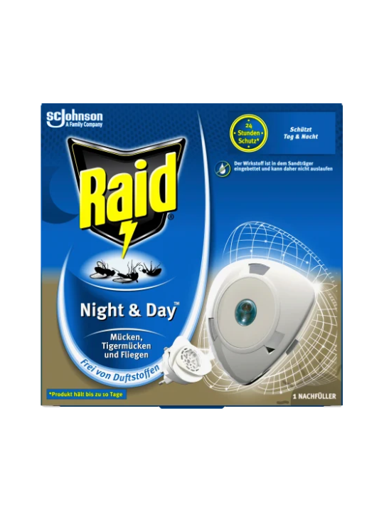 Recharge Diffuseur Électrique Night & Day - RAID Protection 24/7