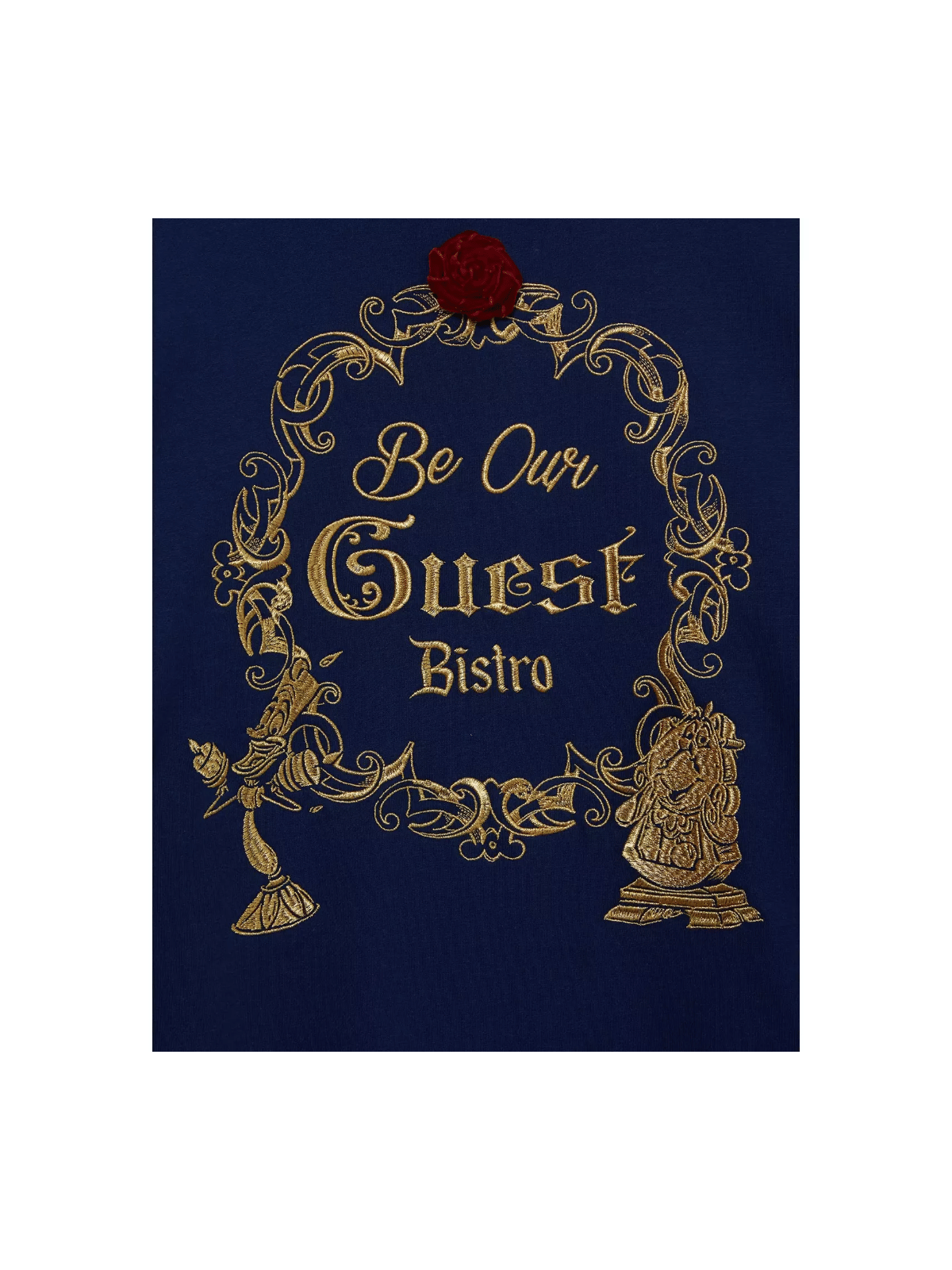 Pull Soyez notre invité La Belle et la Bête Disney