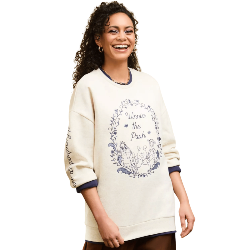 Pull Winnie l'Ourson ton floral Disney